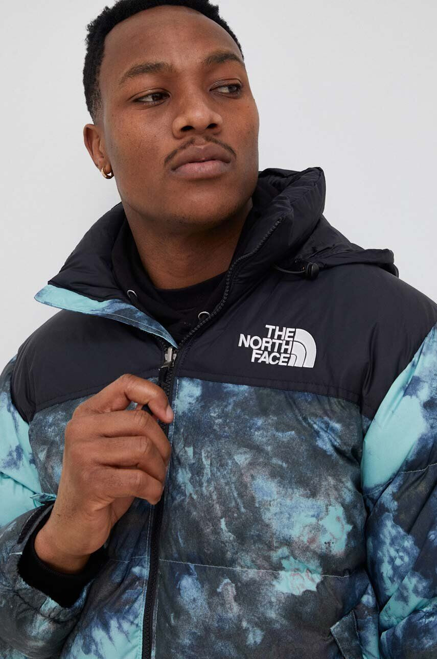 The North Face Péřová bunda m printed 1996 retro nuptse jacket - Pepit.cz