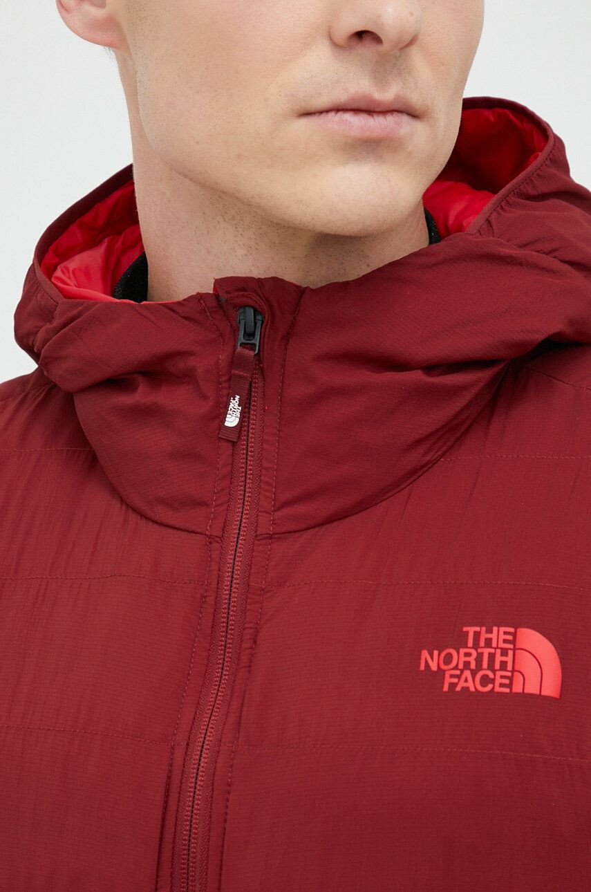 The North Face Sportovní bunda ThermoBall 50/50 červená barva - Pepit.cz