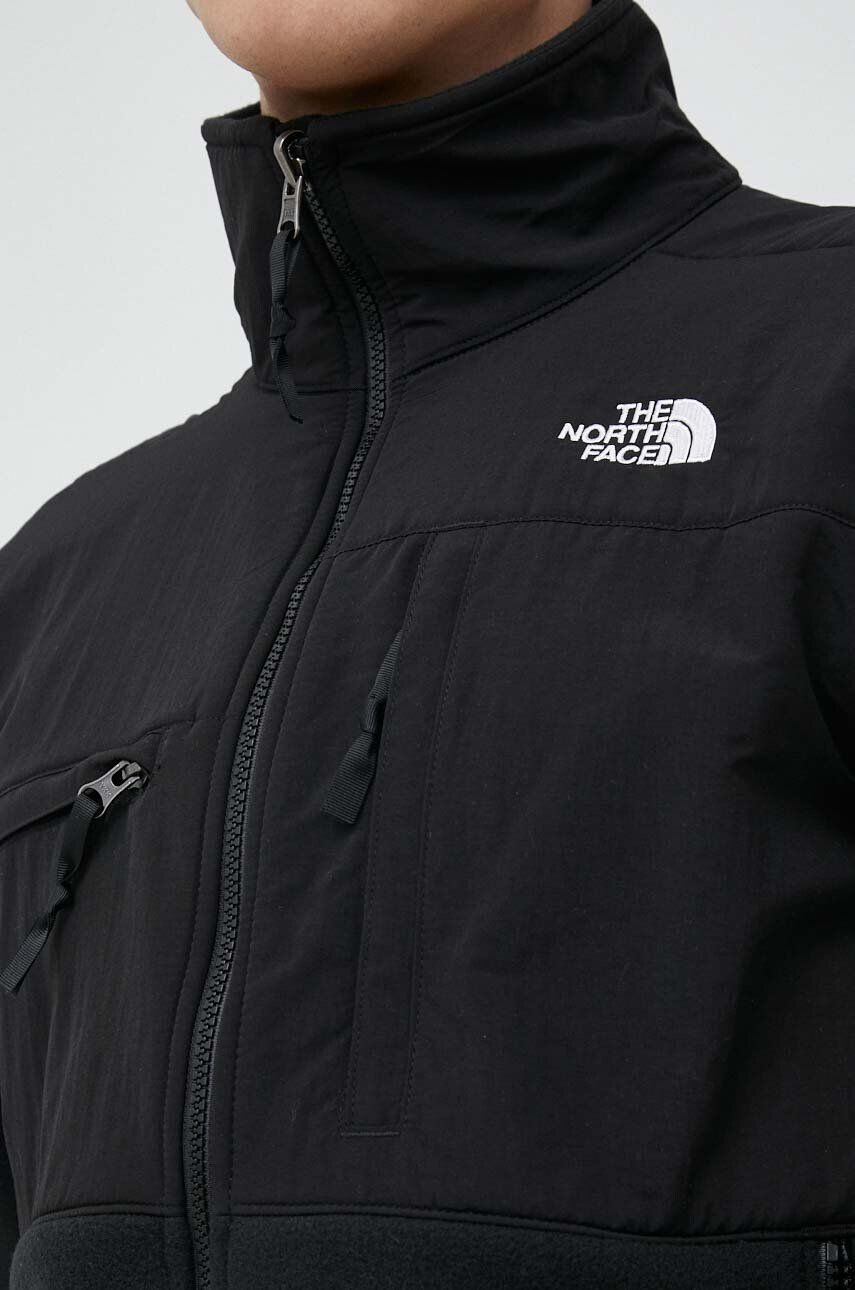 The North Face Sportovní mikina Denali černá barva - Pepit.cz