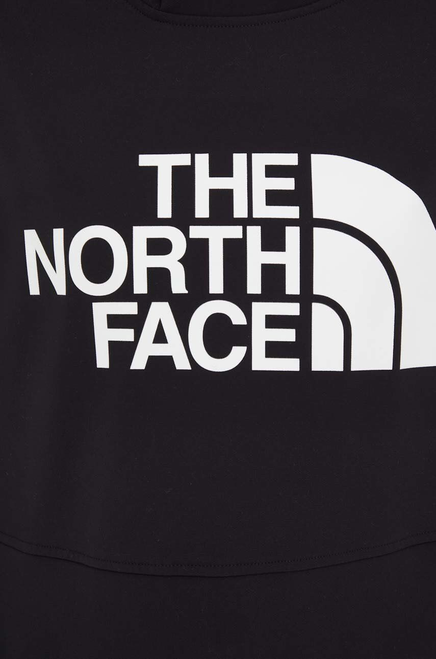 The North Face Sportovní mikina Tenko černá barva s kapucí s potiskem - Pepit.cz