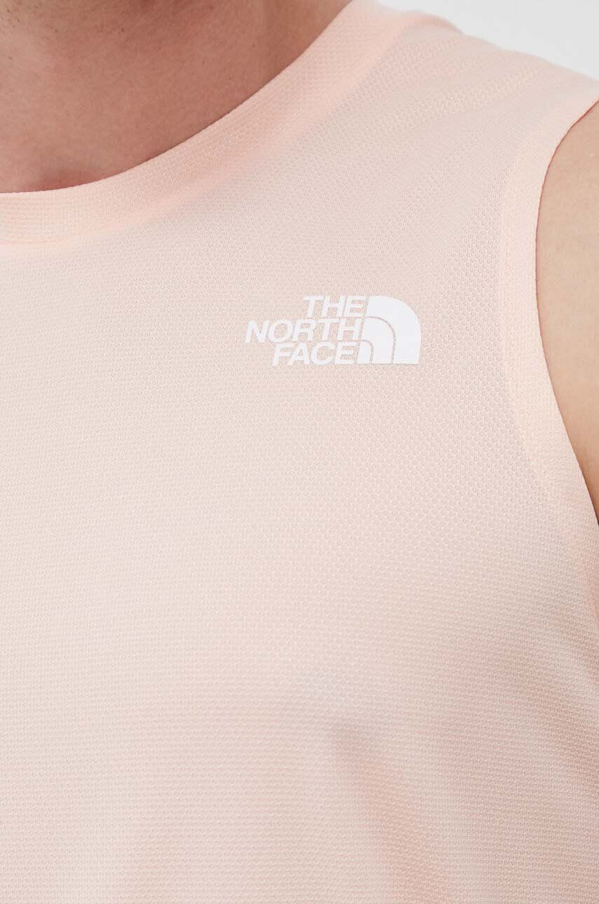 The North Face Sportovní tričko Lightbright oranžová barva - Pepit.cz