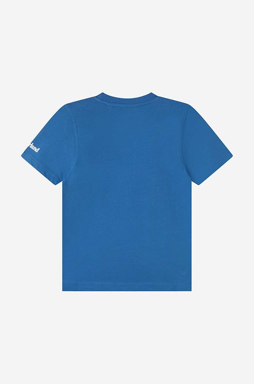 Timberland Dětské bavlněné tričko Short Sleeves Tee-shirt červená barva - Pepit.cz