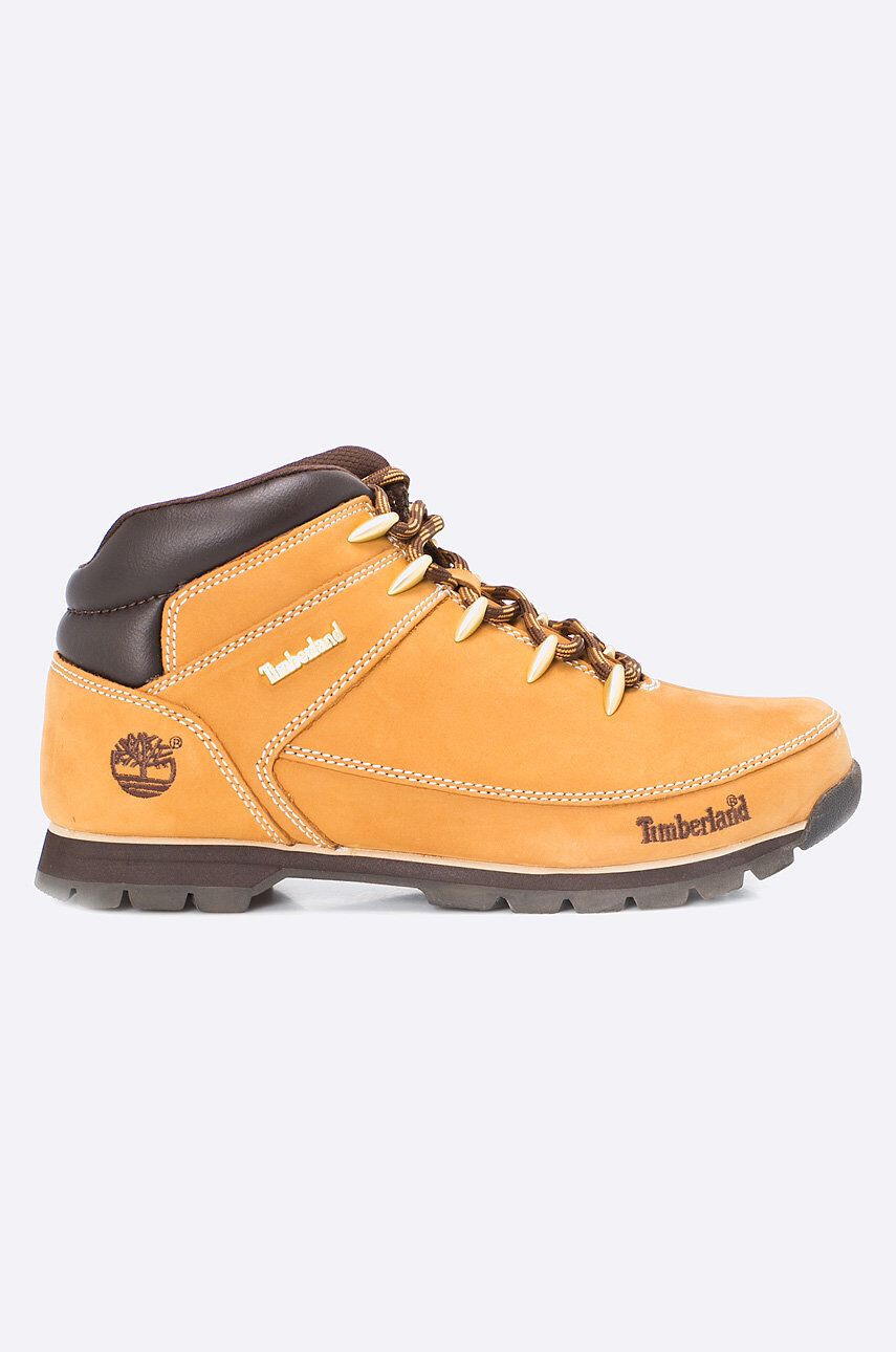 Timberland Boty Euro Sprint Hiker pánské oranžová barva lehce zateplené A122I A122I-Wheat - Pepit.cz