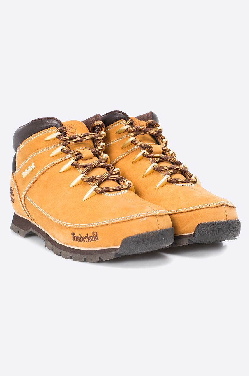 Timberland Boty Euro Sprint Hiker pánské oranžová barva lehce zateplené A122I A122I-Wheat - Pepit.cz