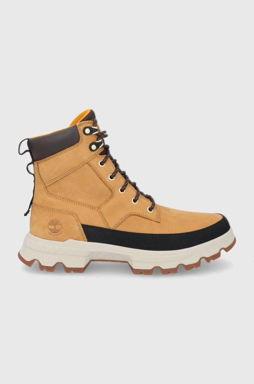 Timberland Kožené trapery Orig Ultra WP Boot pánské žlutá barva TB0A44SH2311 - Pepit.cz