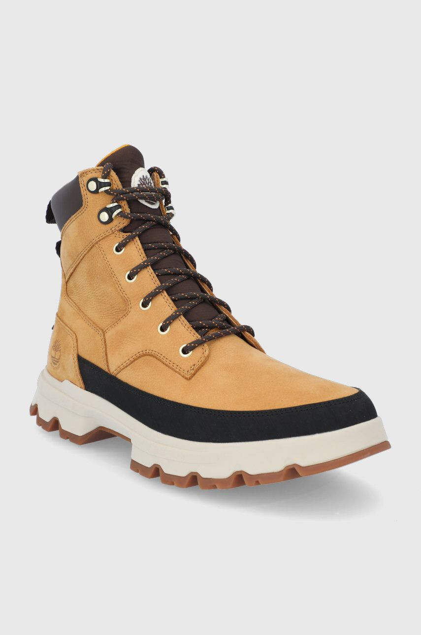 Timberland Kožené trapery Orig Ultra WP Boot pánské žlutá barva TB0A44SH2311 - Pepit.cz