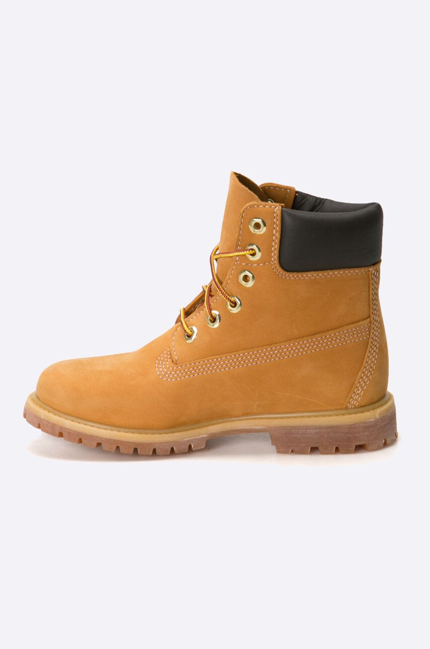 Timberland Semišové workery 6in TB0103617131 dámské béžová barva na plochém podpatku - Pepit.cz