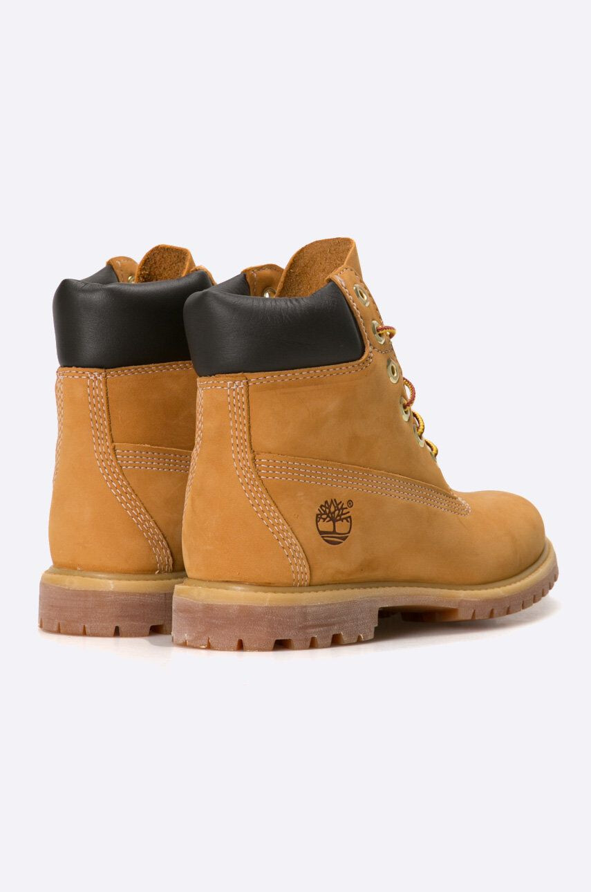 Timberland Semišové workery 6in TB0103617131 dámské béžová barva na plochém podpatku - Pepit.cz