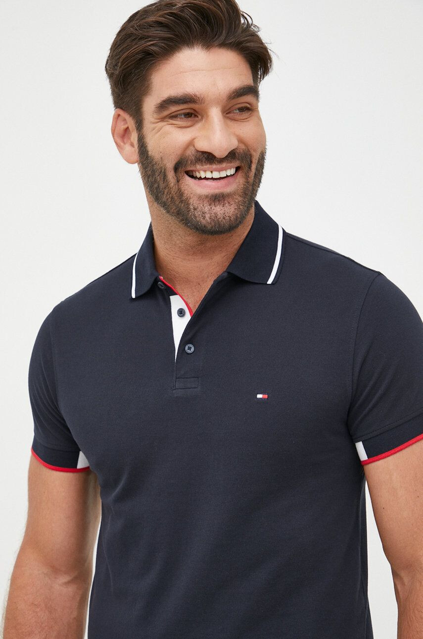 Tommy Hilfiger Bavlněné polo tričko - Pepit.cz