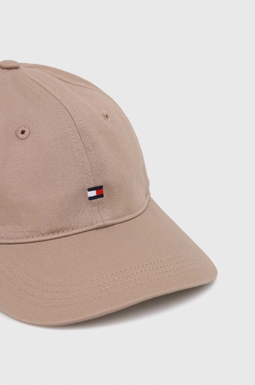 Tommy Hilfiger bavlněná baseballová čepice hnědá barva - Pepit.cz