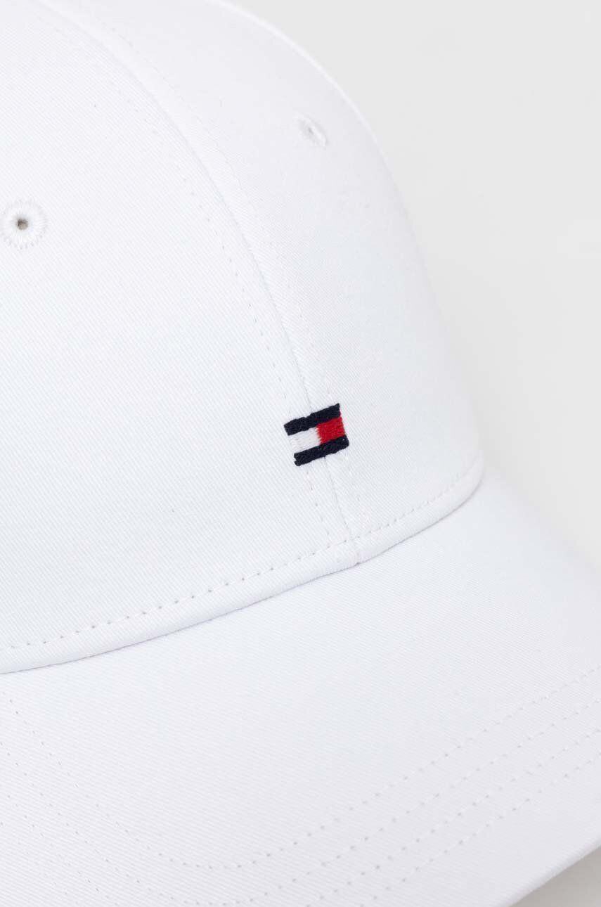 Tommy Hilfiger Bavlněná baseballová čepice bílá barva - Pepit.cz