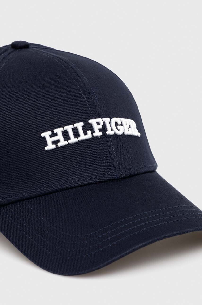 Tommy Hilfiger Bavlněná baseballová čepice tmavomodrá barva s aplikací - Pepit.cz