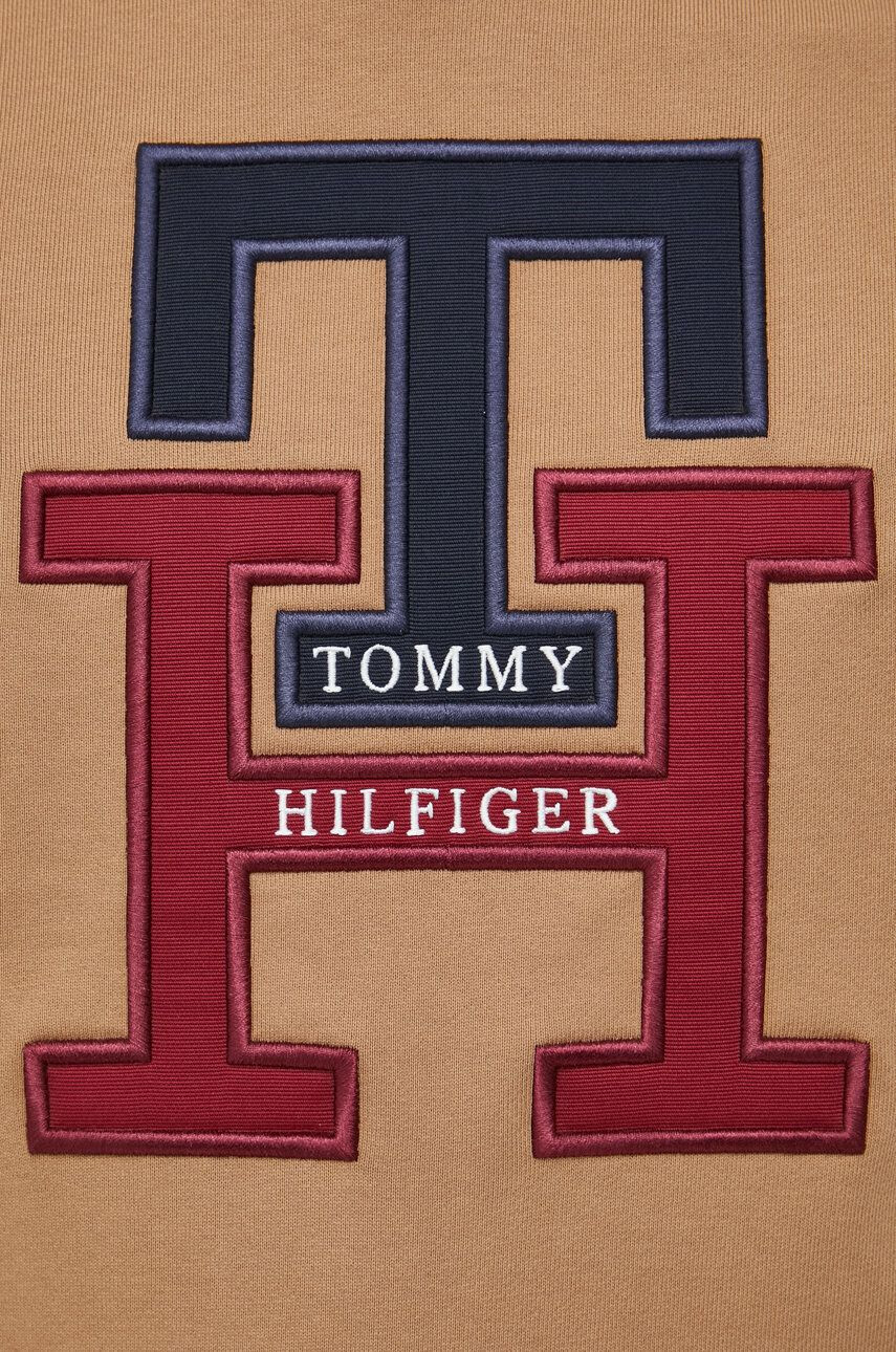 Tommy Hilfiger Bavlněná mikina dámská žlutá barva s aplikací - Pepit.cz