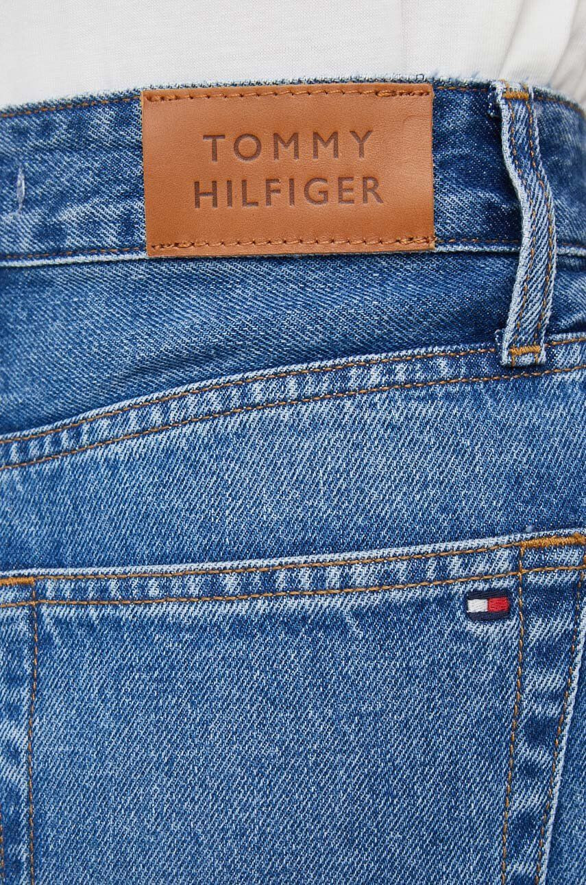 Tommy Hilfiger Bavlněné džíny dámské high waist - Pepit.cz