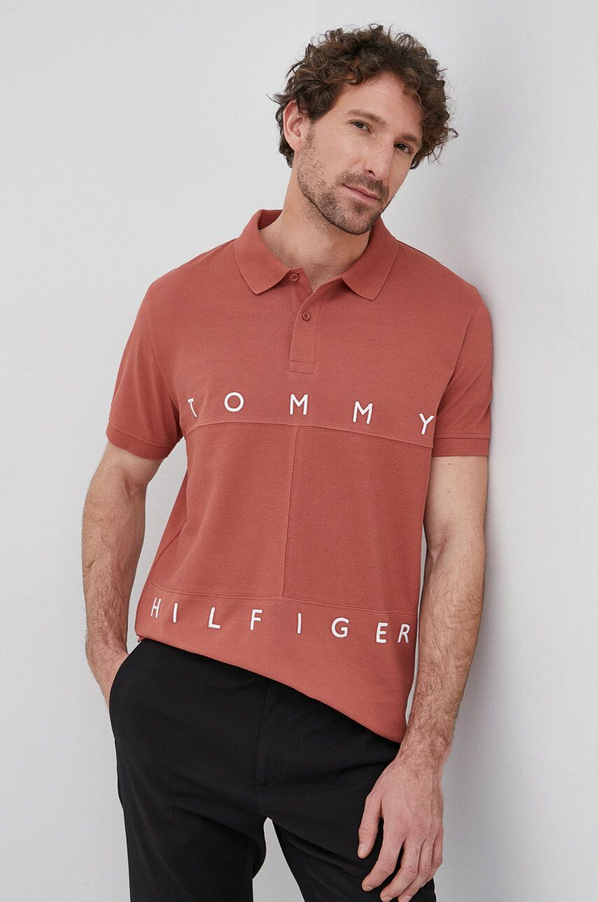 Tommy Hilfiger Bavlněné polo tričko - Pepit.cz