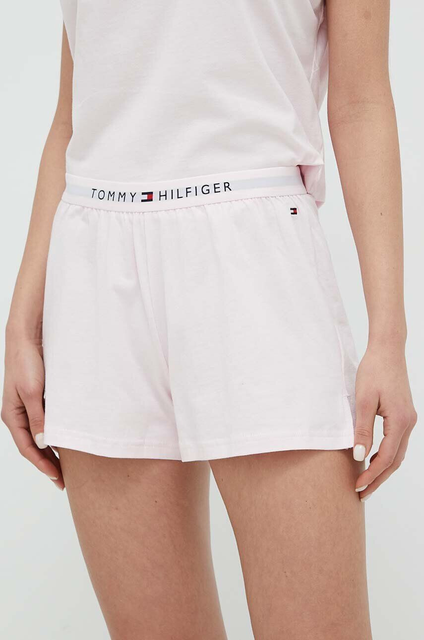 Tommy Hilfiger Bavlněné pyžamo růžová barva bavlněná - Pepit.cz