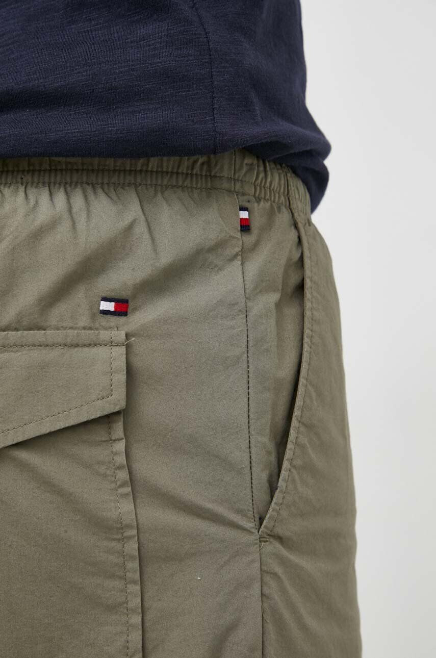 Tommy Hilfiger Bavlněné šortky hnědá barva - Pepit.cz