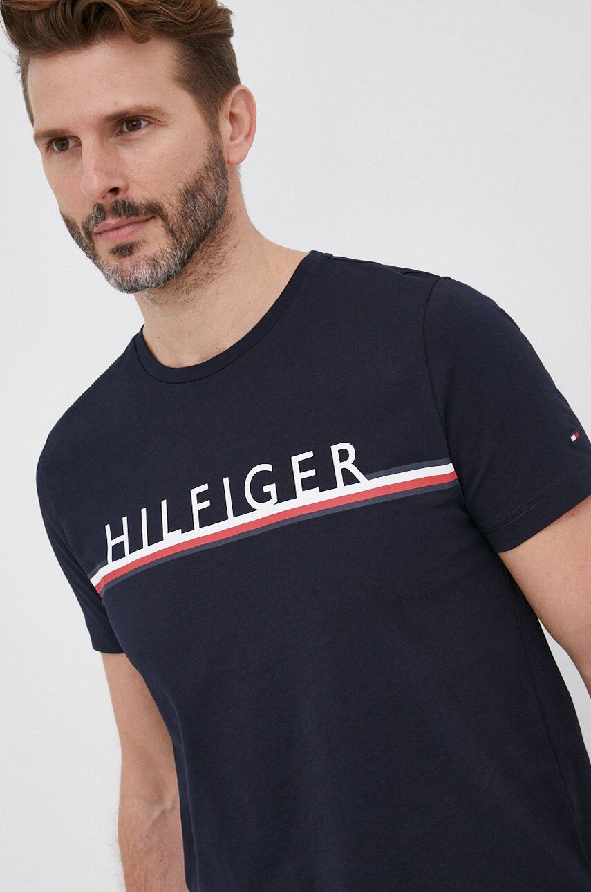 Tommy Hilfiger Bavlněné tričko - Pepit.cz