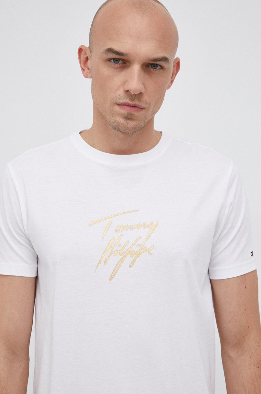 Tommy Hilfiger Bavlněné tričko - Pepit.cz