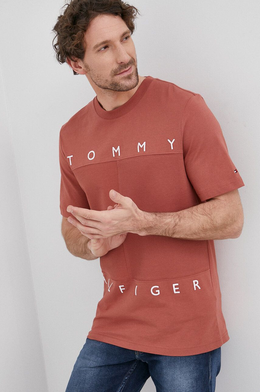 Tommy Hilfiger Bavlněné tričko - Pepit.cz