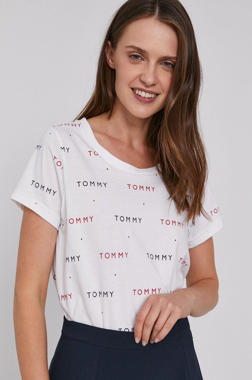 Tommy Hilfiger Bavlněné tričko - Pepit.cz