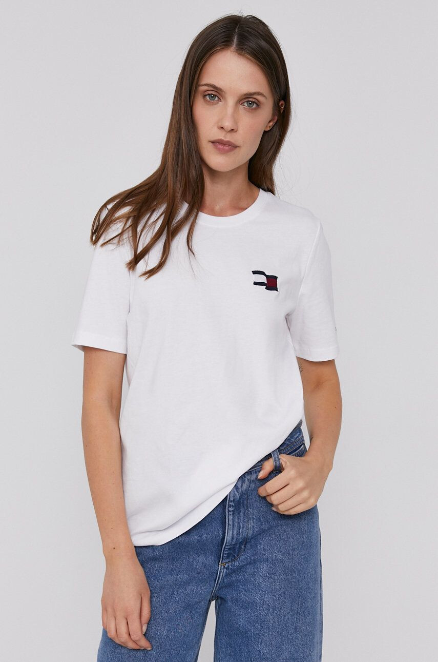 Tommy Hilfiger Bavlněné tričko - Pepit.cz