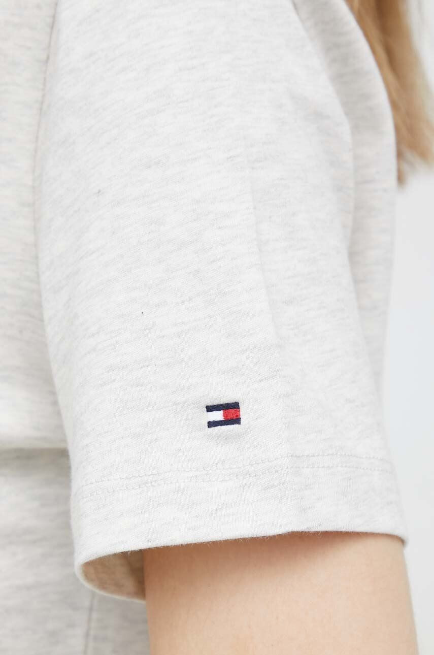 Tommy Hilfiger Bavlněné tričko béžová barva - Pepit.cz