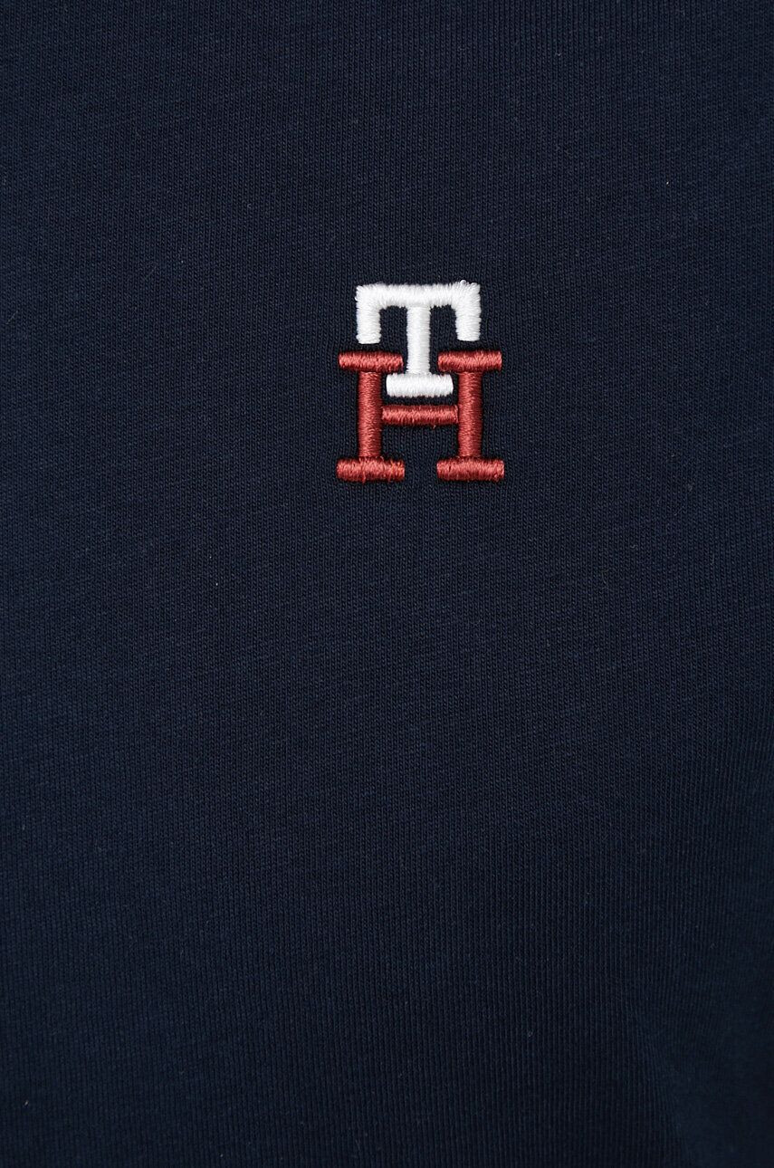 Tommy Hilfiger Bavlněné tričko tmavomodrá barva - Pepit.cz