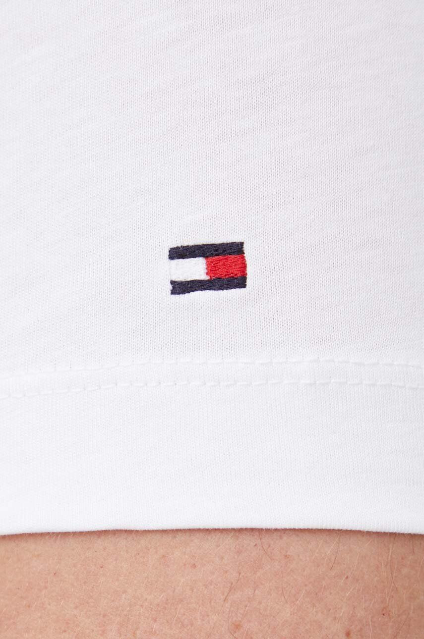 Tommy Hilfiger Bavlněné tričko bílá barva s potiskem - Pepit.cz