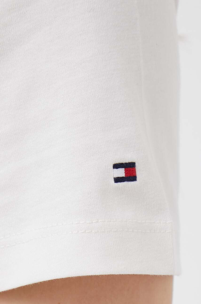 Tommy Hilfiger Bavlněné tričko béžová barva - Pepit.cz