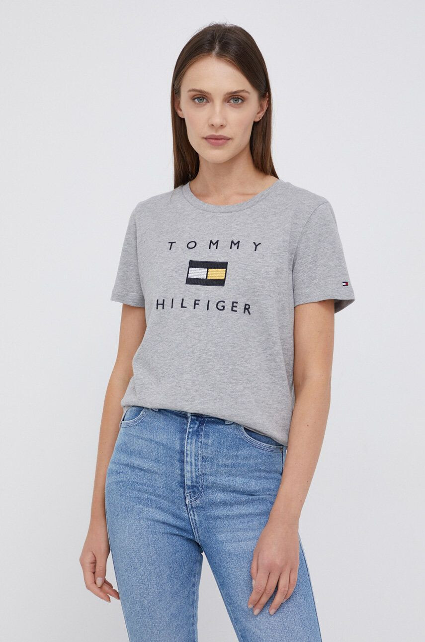 Tommy Hilfiger Bavlněné tričko - Pepit.cz