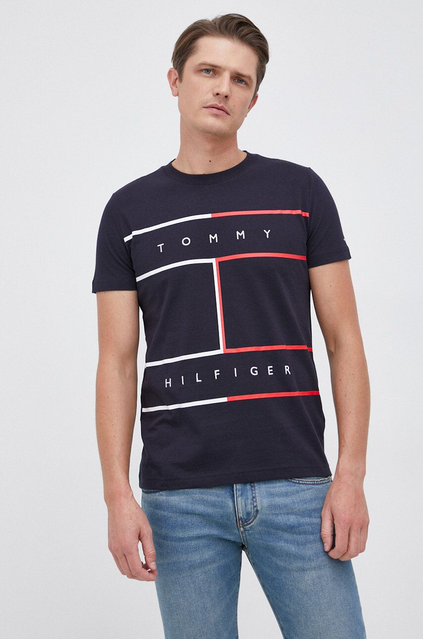 Tommy Hilfiger Bavlněné tričko - Pepit.cz