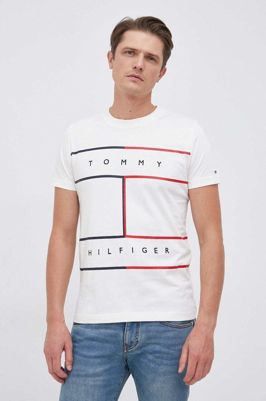 Tommy Hilfiger Bavlněné tričko - Pepit.cz