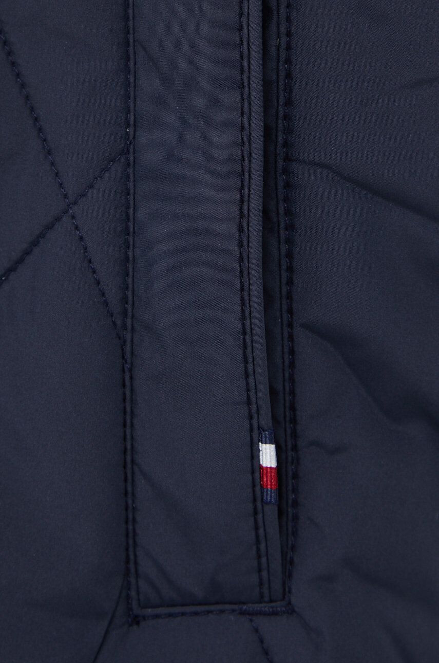 Tommy Hilfiger Bunda dámská tmavomodrá barva přechodná - Pepit.cz