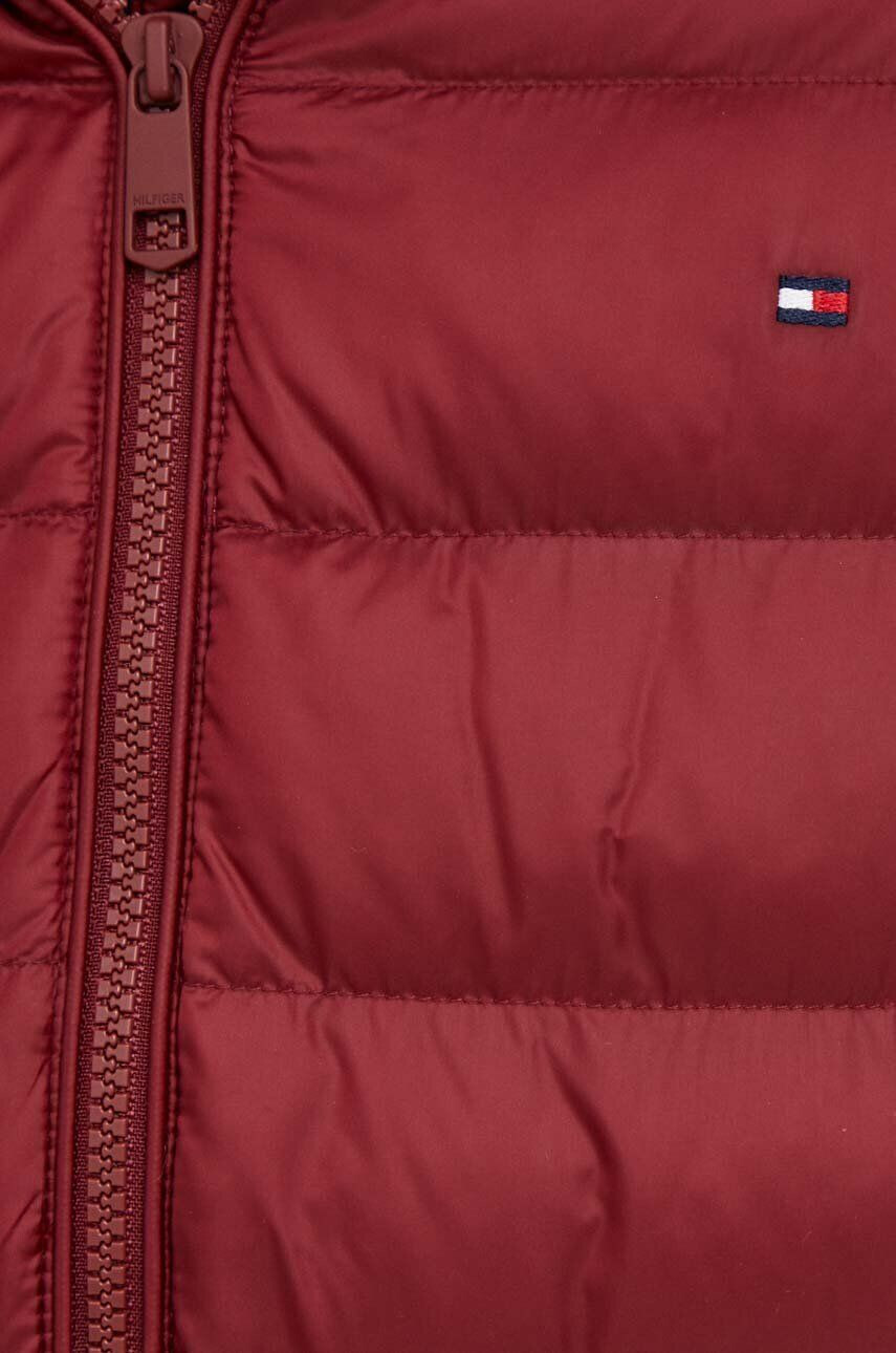 Tommy Hilfiger Bunda dámská červená barva zimní - Pepit.cz