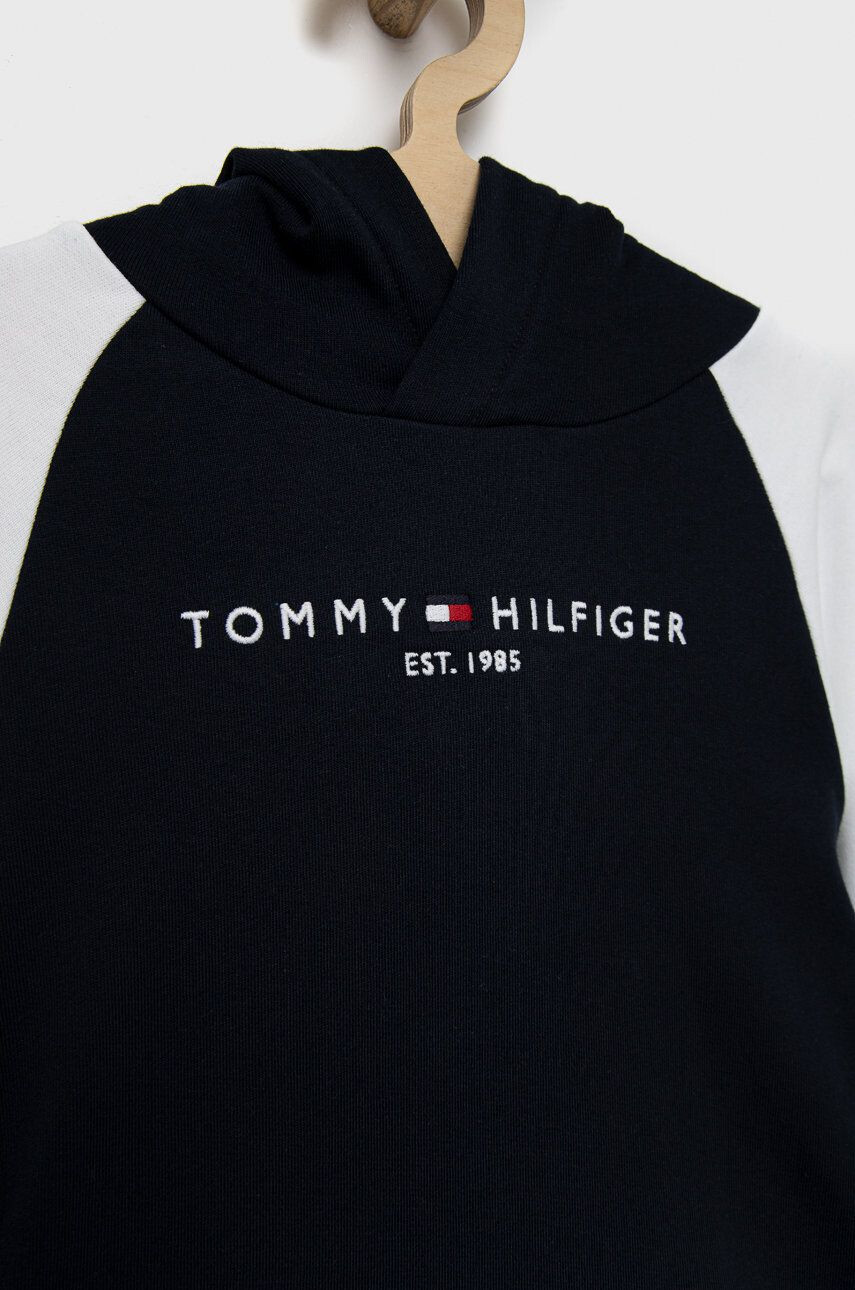 Tommy Hilfiger Dětská bavlněná tepláková souprava tmavomodrá barva - Pepit.cz