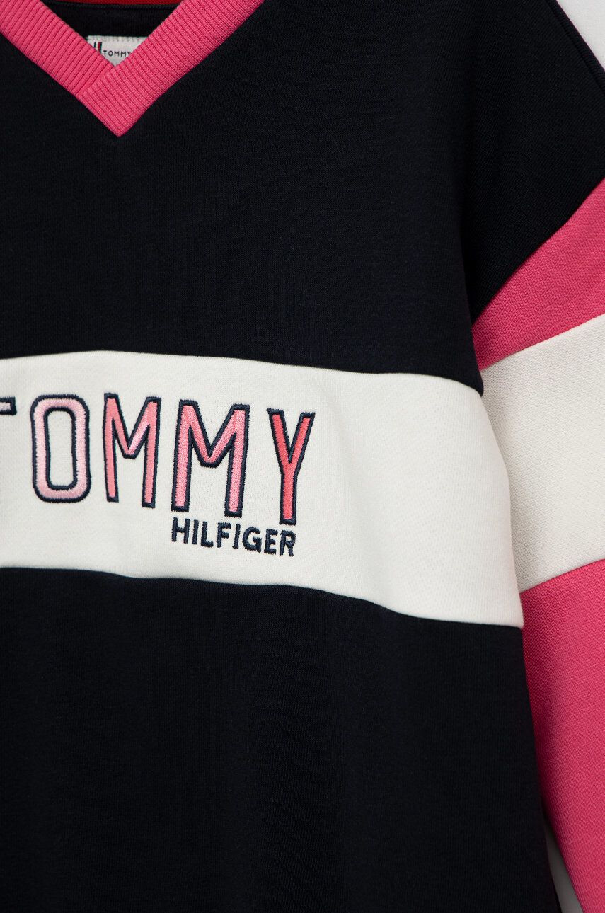 Tommy Hilfiger Dětská mikina tmavomodrá barva s aplikací - Pepit.cz