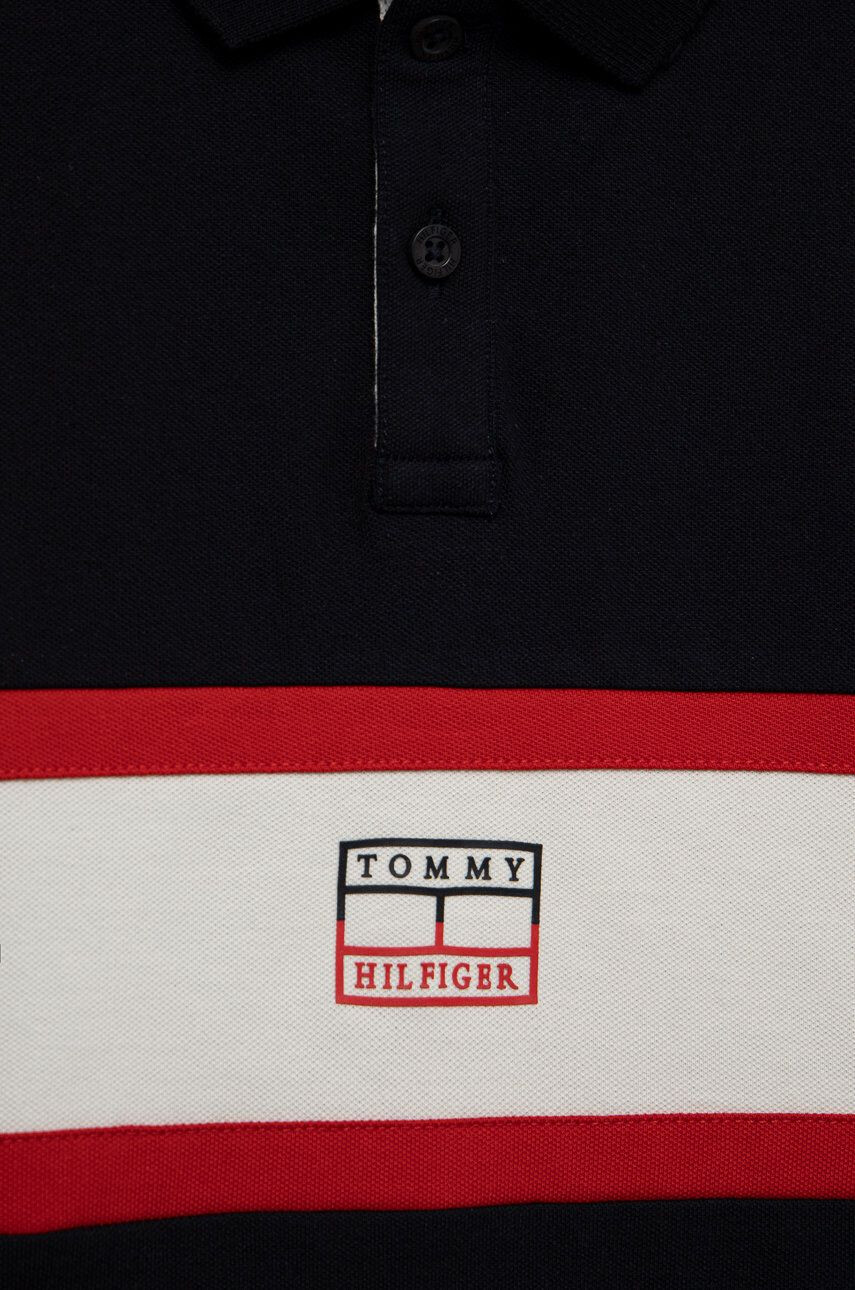 Tommy Hilfiger Dětské polo tričko tmavomodrá barva - Pepit.cz