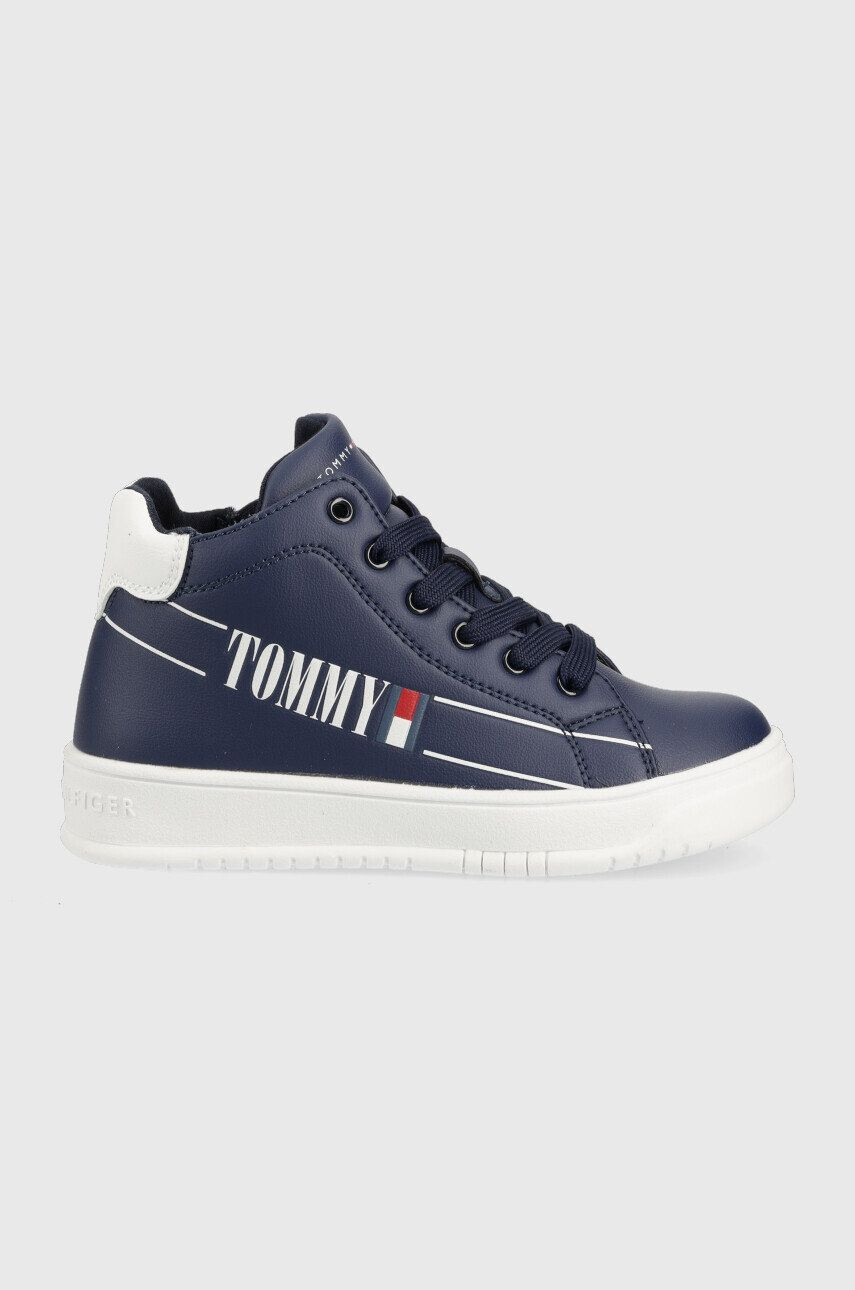 Tommy Hilfiger Dětské sneakers boty tmavomodrá barva - Pepit.cz