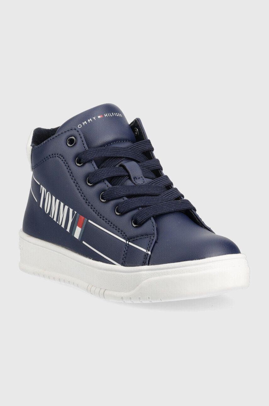 Tommy Hilfiger Dětské sneakers boty tmavomodrá barva - Pepit.cz