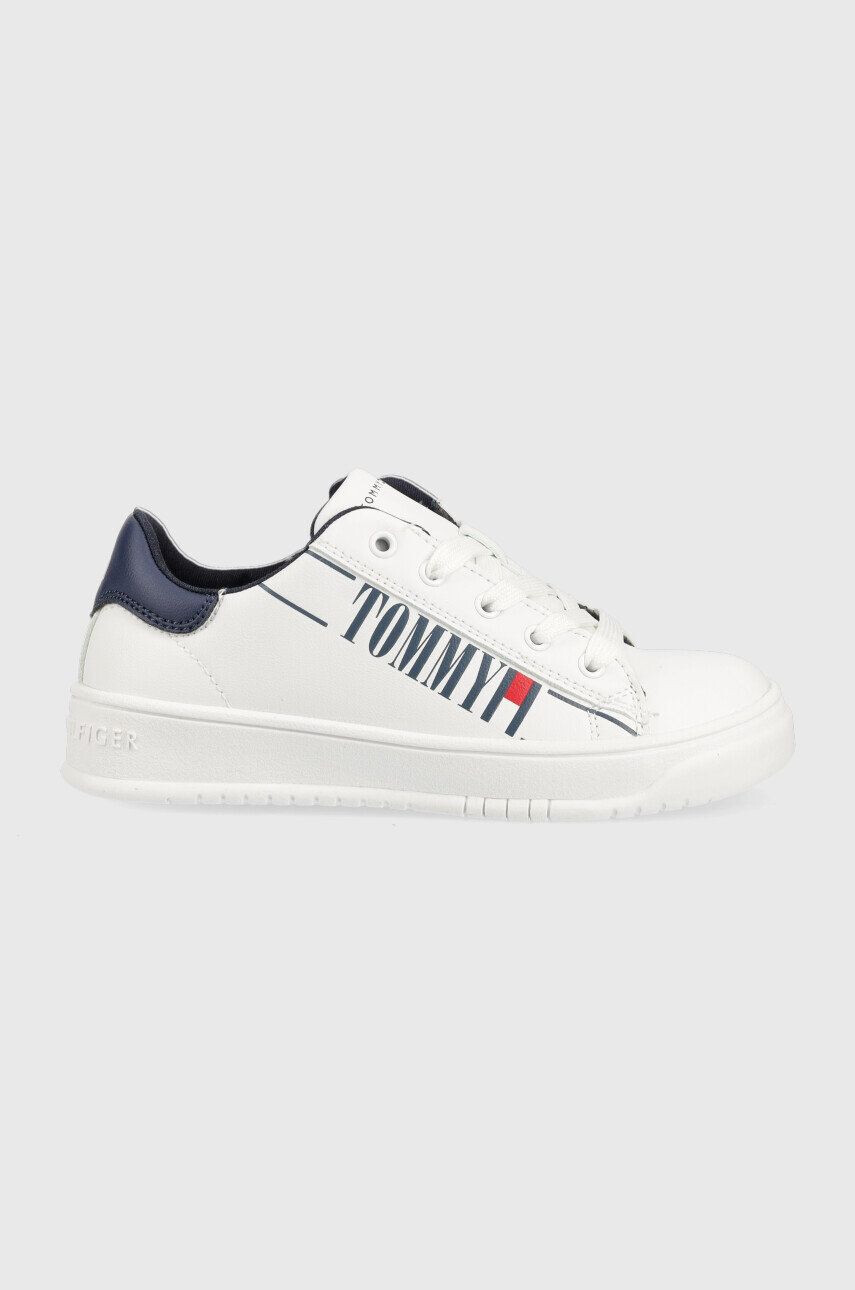 Tommy Hilfiger Dětské sneakers boty bílá barva - Pepit.cz