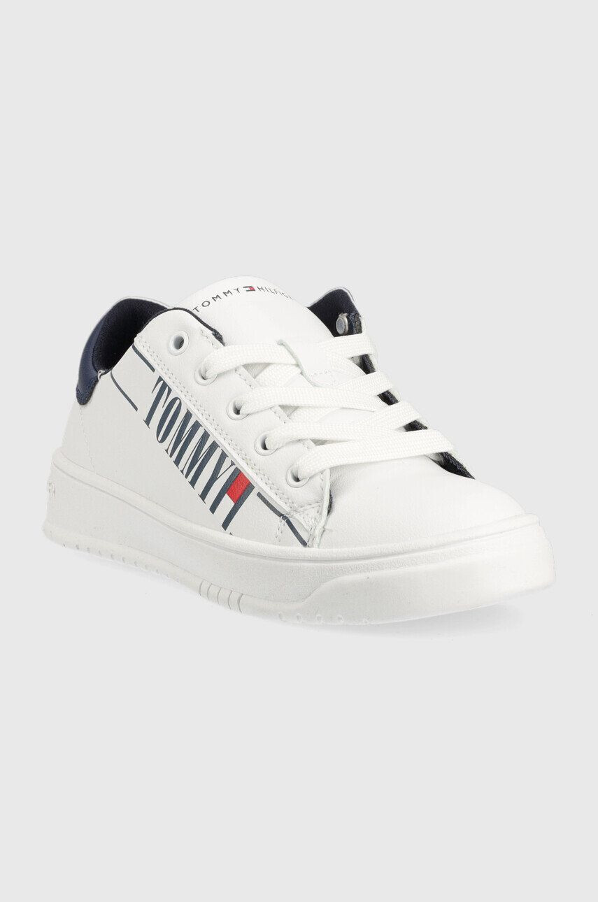 Tommy Hilfiger Dětské sneakers boty bílá barva - Pepit.cz