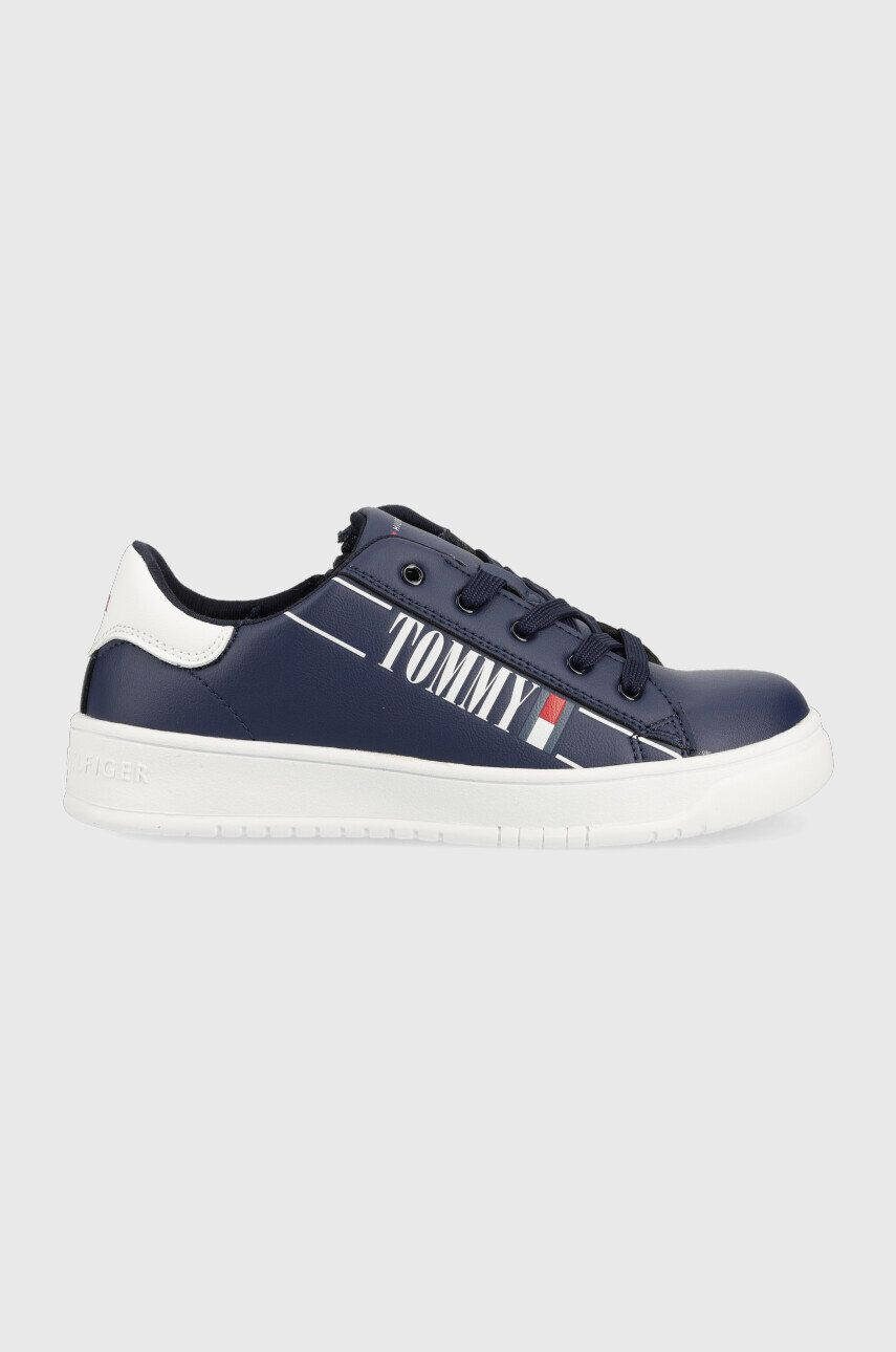 Tommy Hilfiger Dětské sneakers boty tmavomodrá barva - Pepit.cz