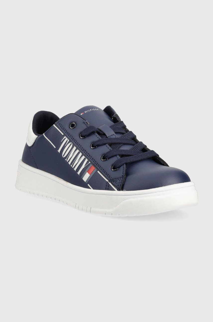 Tommy Hilfiger Dětské sneakers boty tmavomodrá barva - Pepit.cz