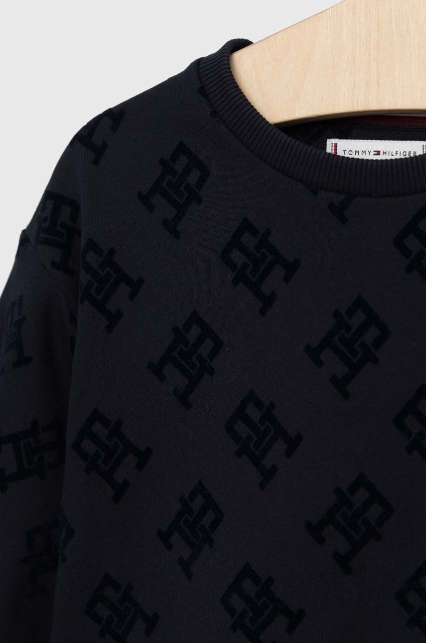 Tommy Hilfiger Dětská bavlněná mikina žlutá barva hladká - Pepit.cz