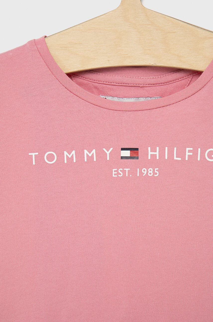 Tommy Hilfiger Dětská bavlněná souprava růžová barva - Pepit.cz