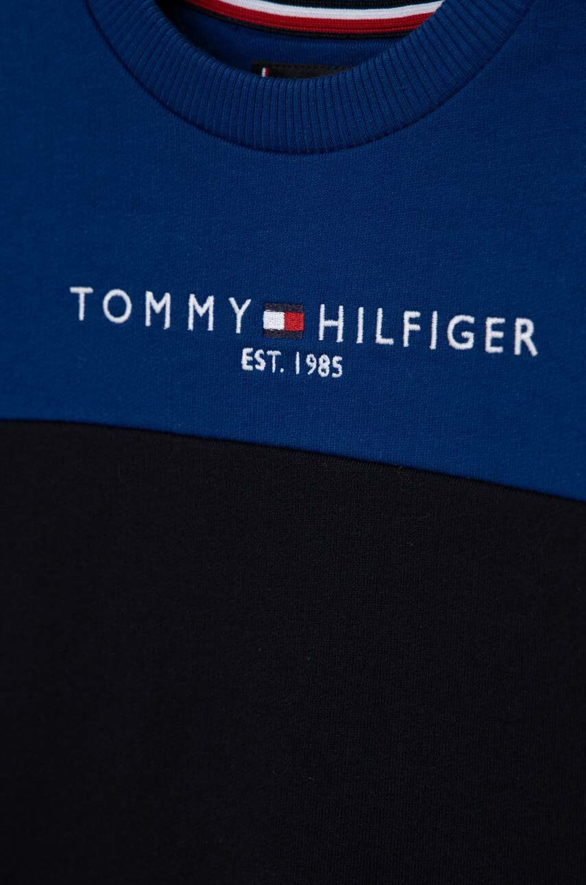 Tommy Hilfiger Dětská bavlněná tepláková souprava tmavomodrá barva - Pepit.cz