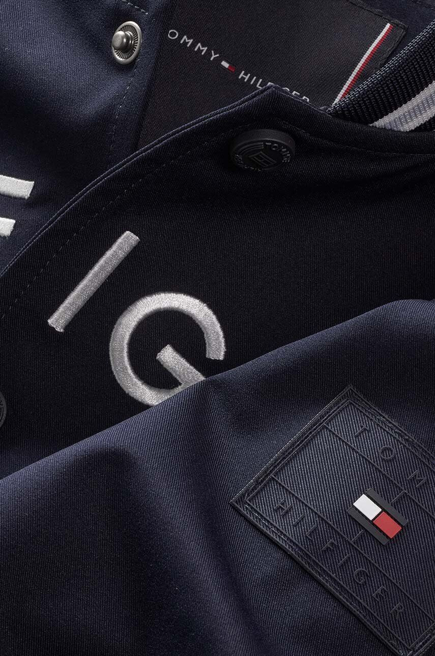 Tommy Hilfiger Dětská bomber bunda tmavomodrá barva - Pepit.cz