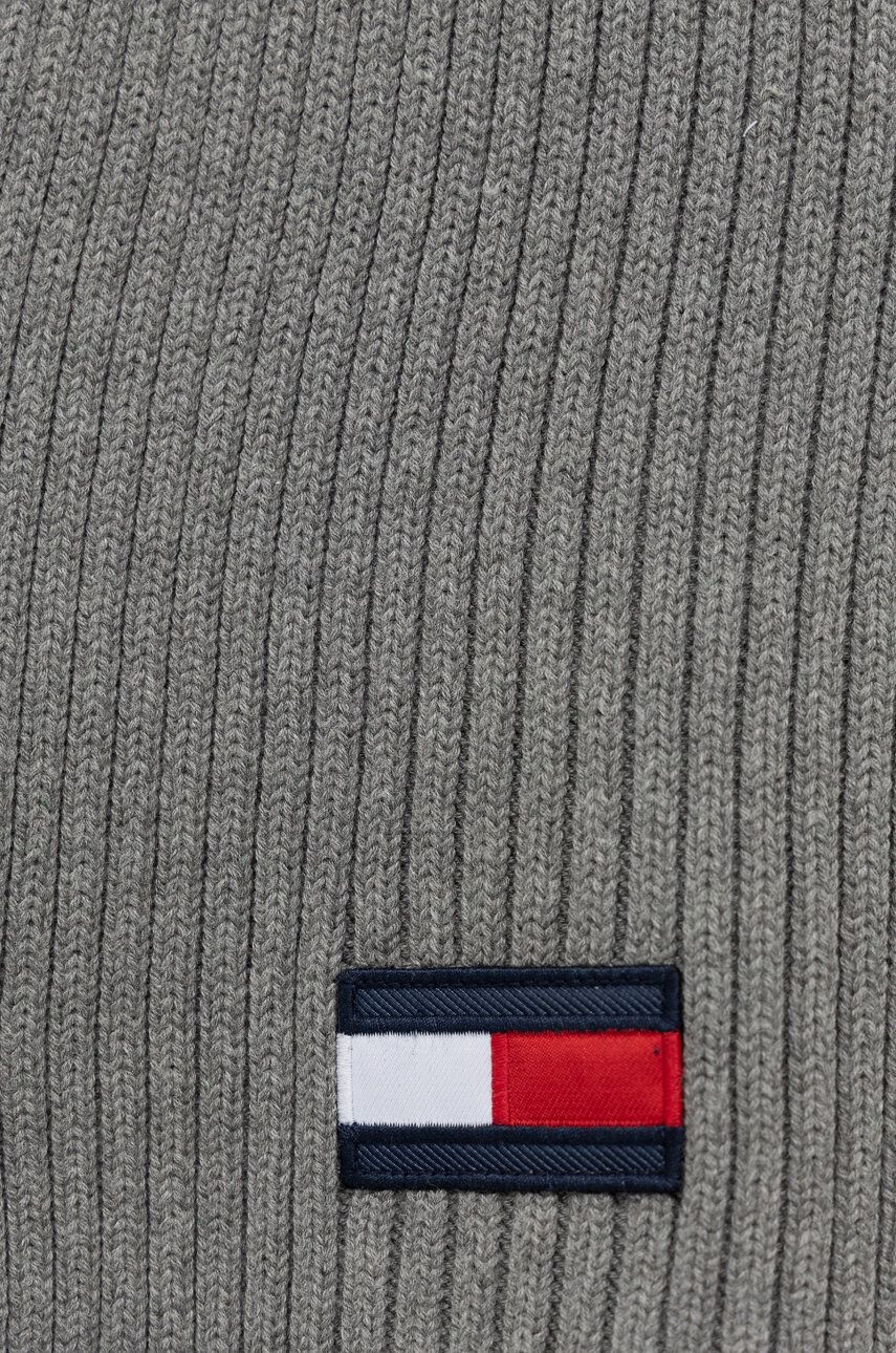 Tommy Hilfiger Dětská šála šedá barva - Pepit.cz