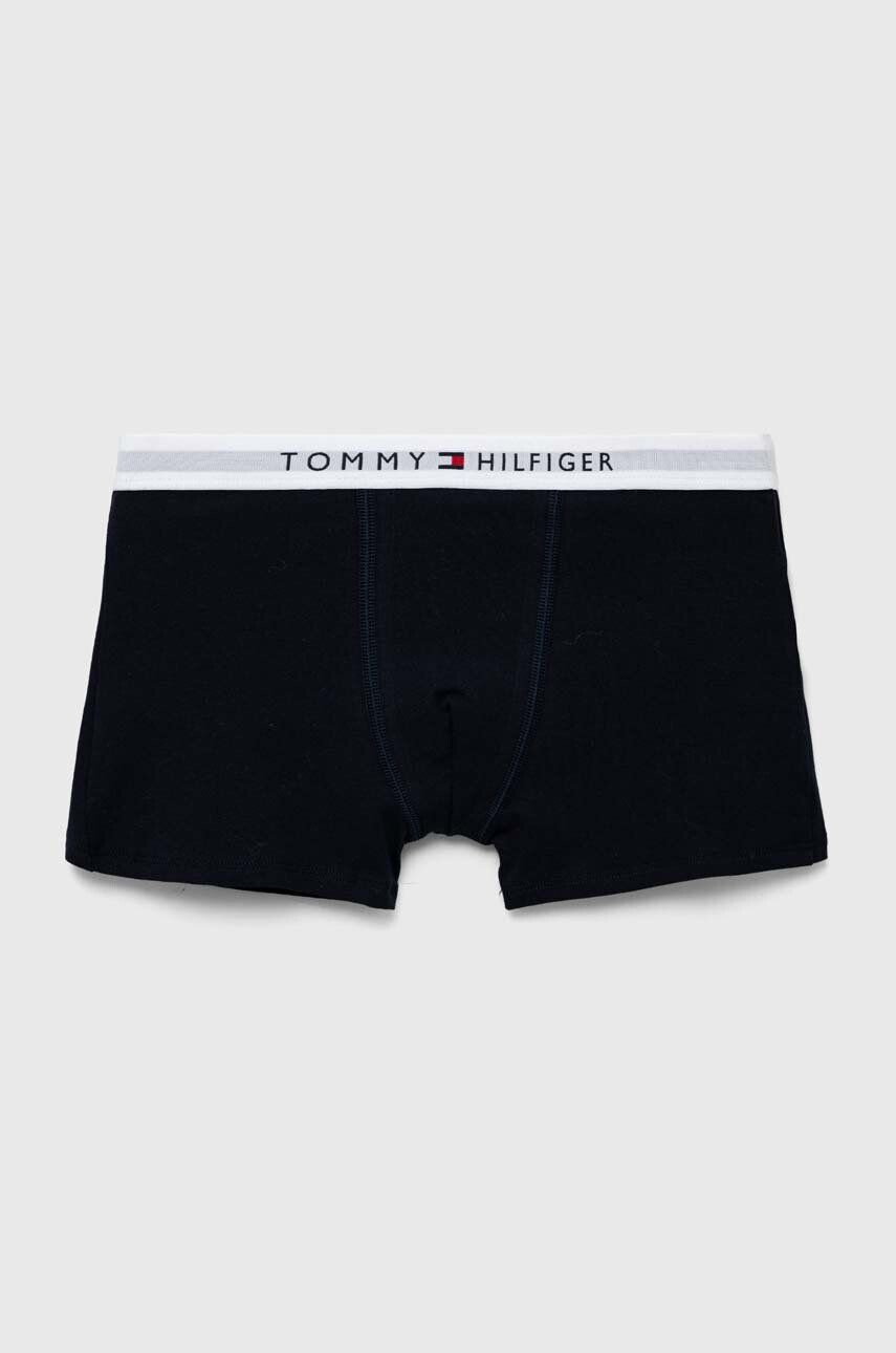 Tommy Hilfiger Dětské bavlněné boxerky 2-pack tmavomodrá barva - Pepit.cz